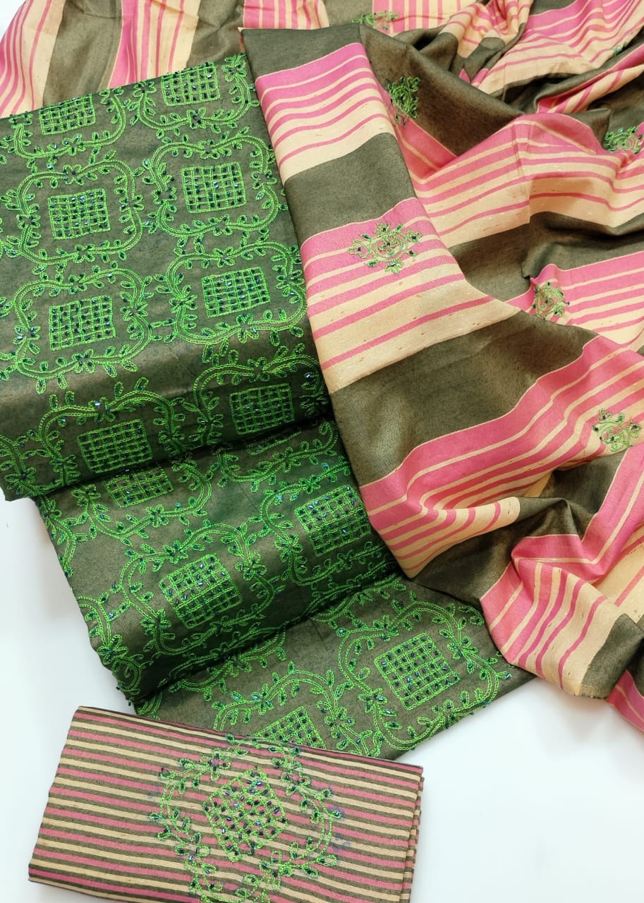 WINTER SILK DIGITAL PRINTED 3-PIECE - DP#88